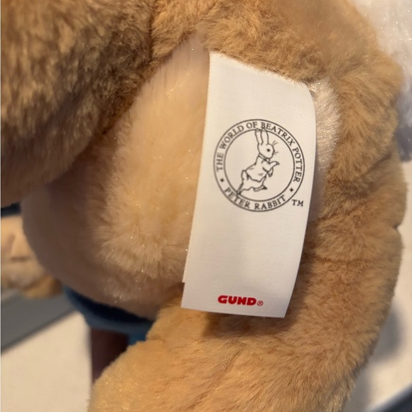 Peter Rabbit Plush Toy with Blue Jacket - Picture 4 of 5